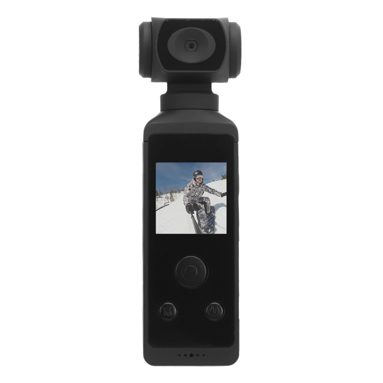 Pocket Camera 4K HD 270° Rotatable Anti Shaking Wifi with Mic Clip for Outdoor Riding Diving Shooting