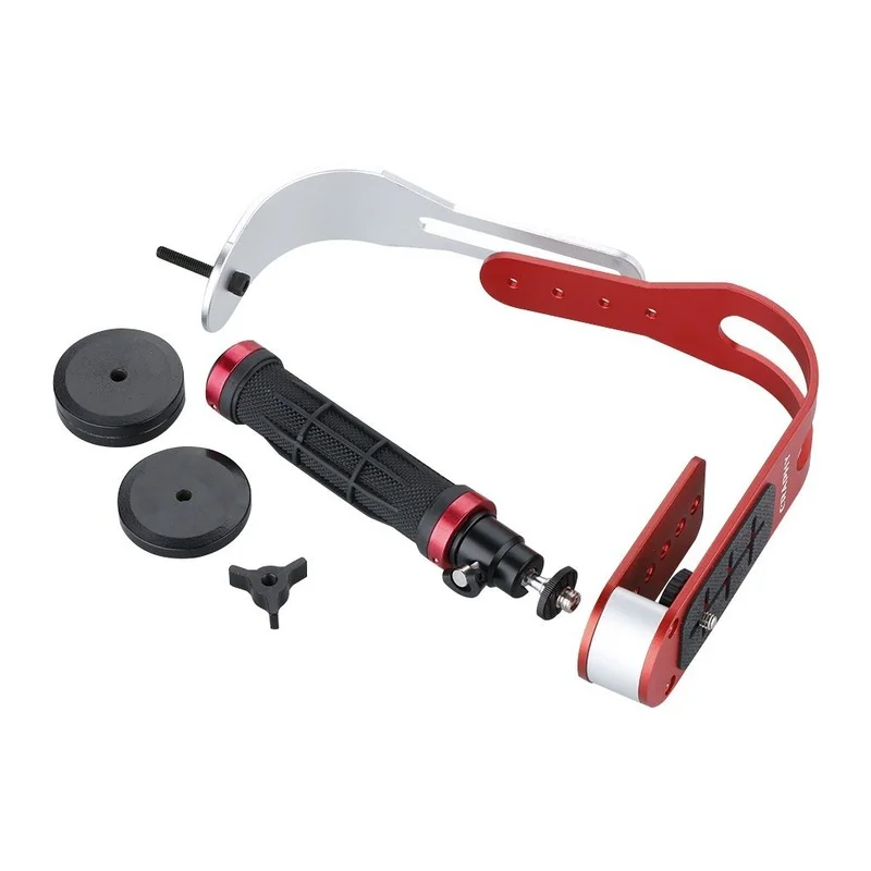 Video Cầm Tay Ổn Định Cho Gopro Camera & QUAY PHIM Với Điện Thoại Và 1/4 \ Chân Máy, Bộ Chuyển Đổi