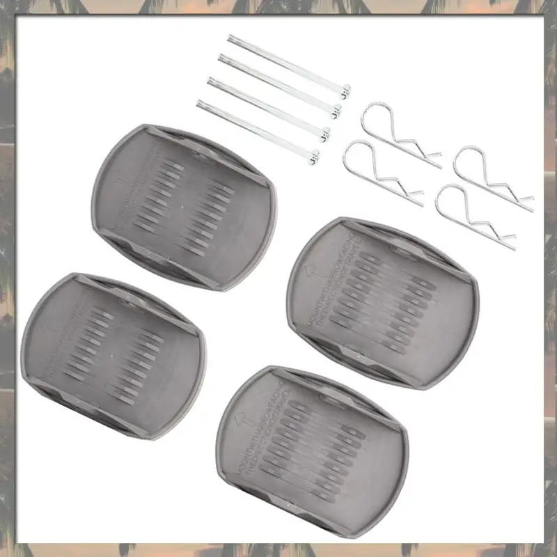 A70U Nieuw Voor Trailers RV Jack Lift Pad Caravan Jack Pads Leveler Wiel Voet Been Ondersteuning Jacking Lift Pad Ondersteuning Stand