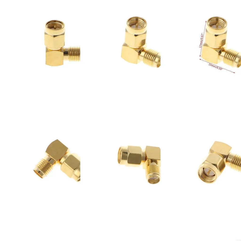 193A SMA Male To SMA Female 90 Degrees RF Coaxial Connector Adapter