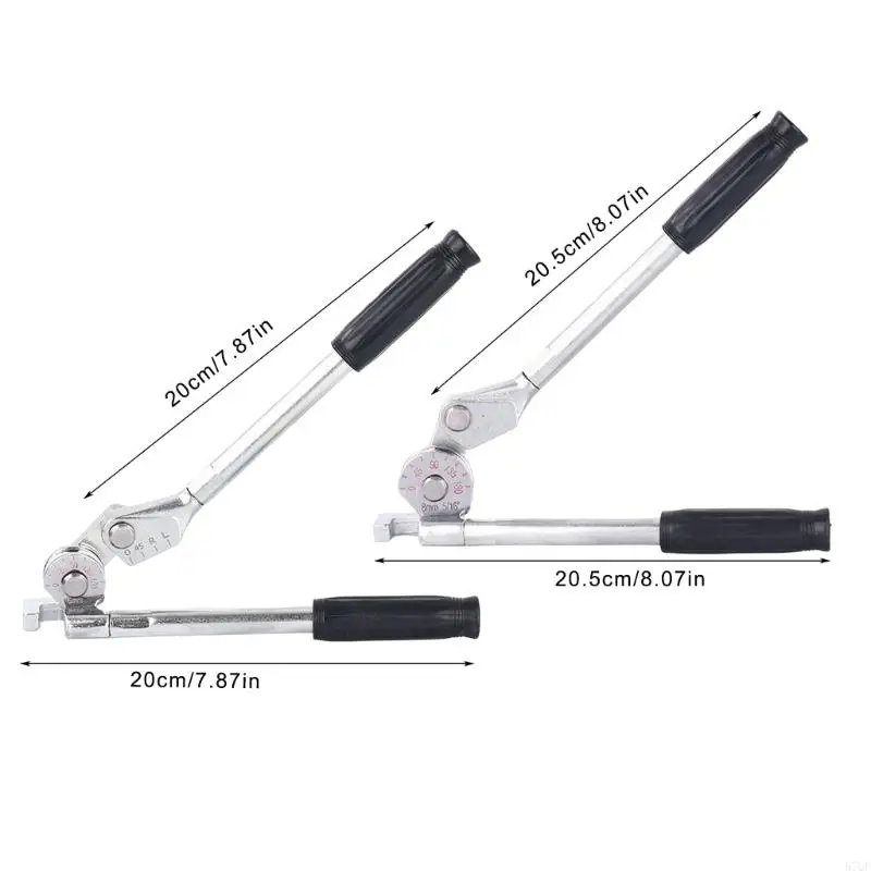 57QF الأنبوب اليدوي Bender 6mm/8mm سعة الانحناء الأنابيب 180 درجة للألمنيوم