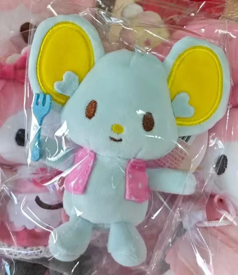 Kawai Frando Mouse Plush Keychain My Melody Good Friend Plush Toys Cute Pendant Ornaments Give Small Gifts