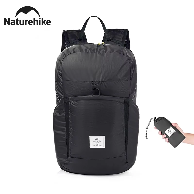 

Сумка на плечо Naturehike, 170 г, рюкзак, 22 л, сверхлегкий, унисекс, для кемпинга, путешествий, альпинизма, треккинга, водонепроницаемые складные сумки