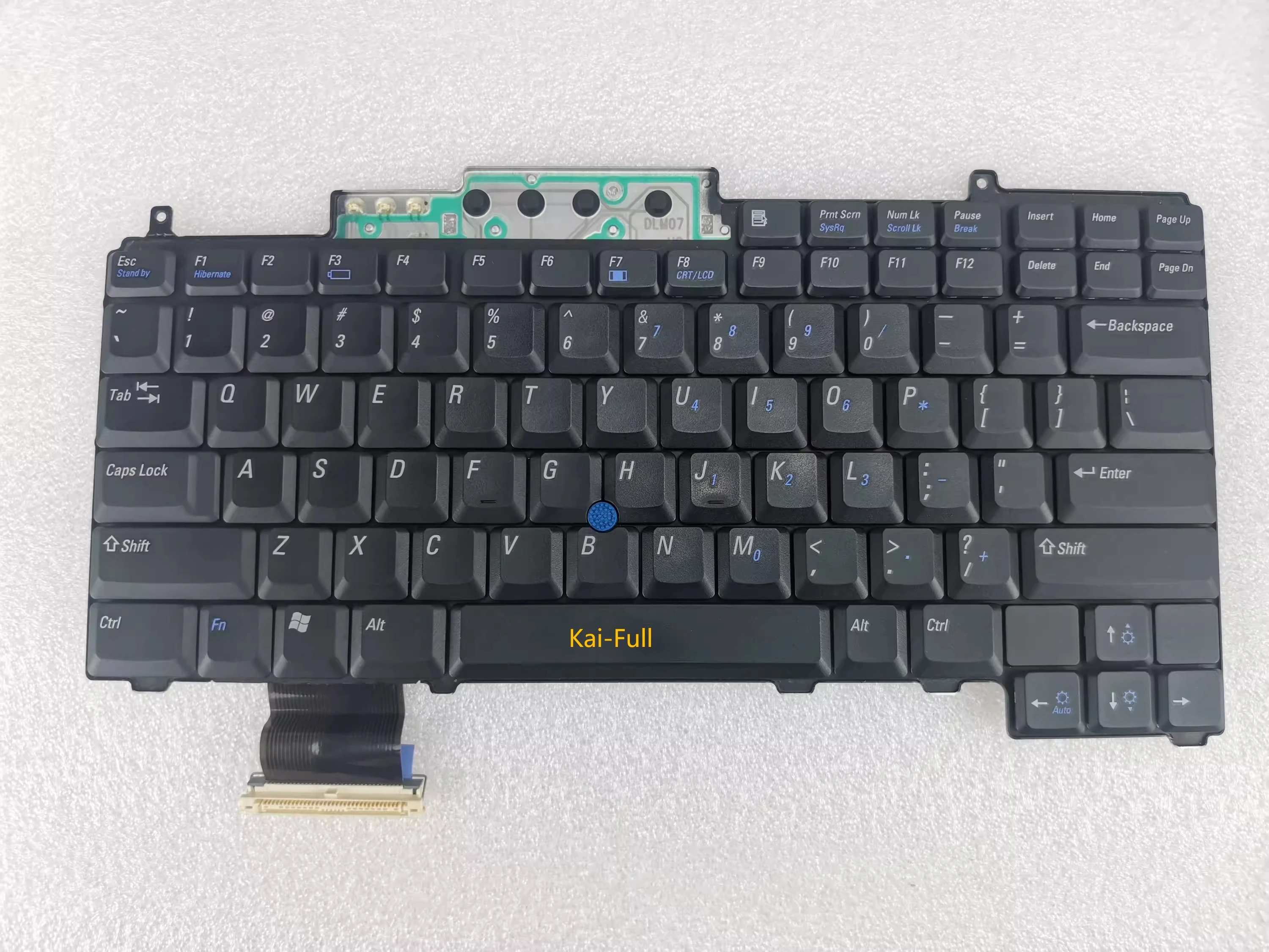 

Laptop keyboard for DELL Latitude D620 D630 D631 D820 D830 PP18L notebook keyboard US version with mouse pointer