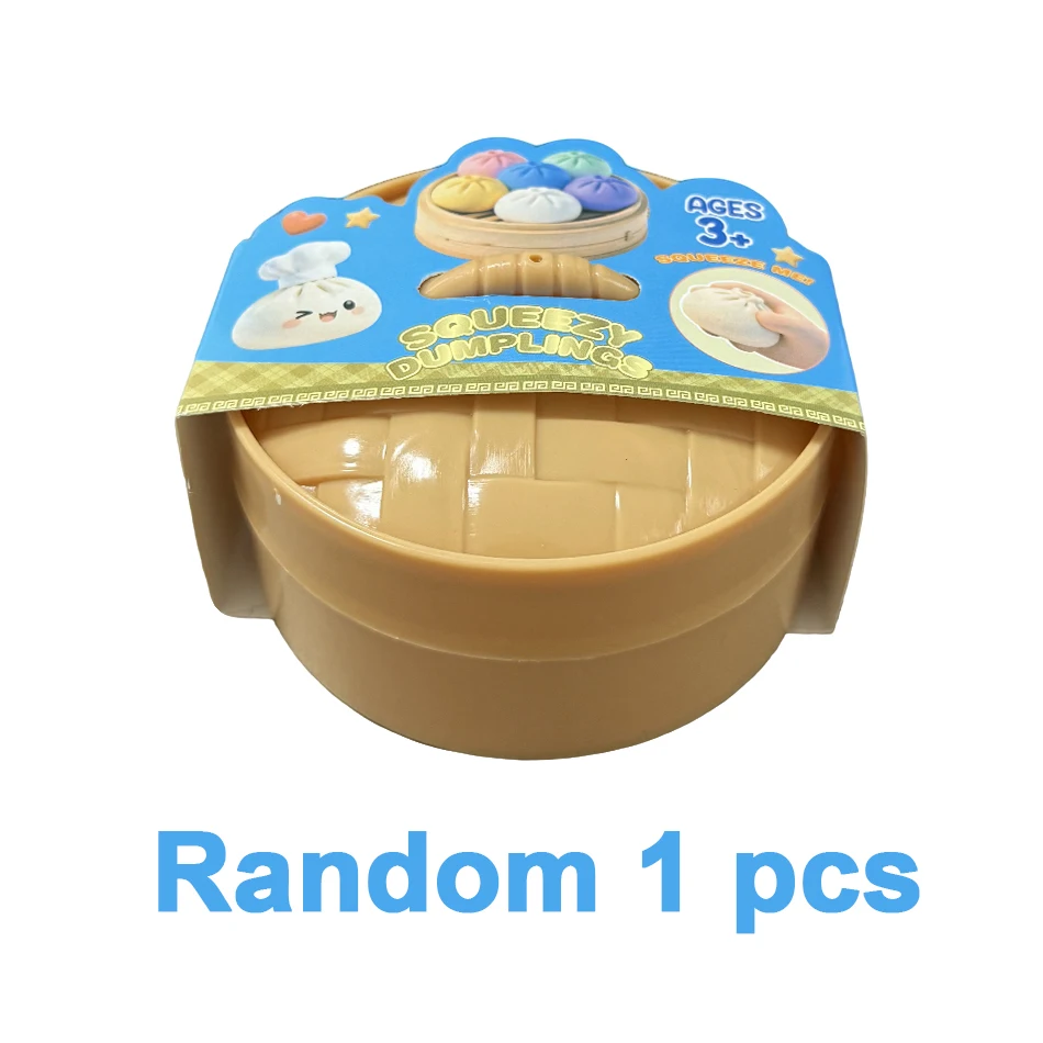 Realistisches Riesen-Knödel-Quetschspielzeug mit Bambus-Dämpfer, weicher TPR-Teigball, Entspannungs-Fidget-Spielzeug, kreatives lustiges Geschenk