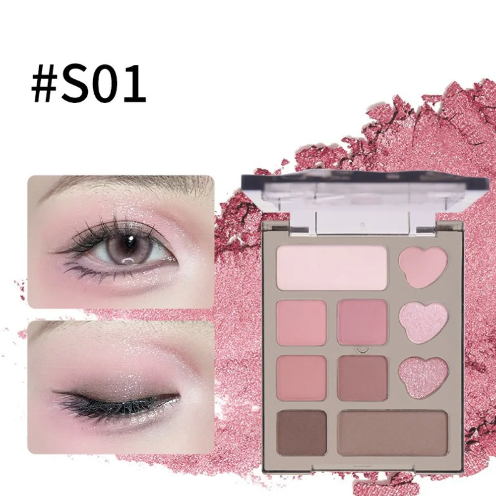 新しい 10 色のアイシャドウパレットナチュラルマットアイシャドウ長期的な防水アイ顔料女性