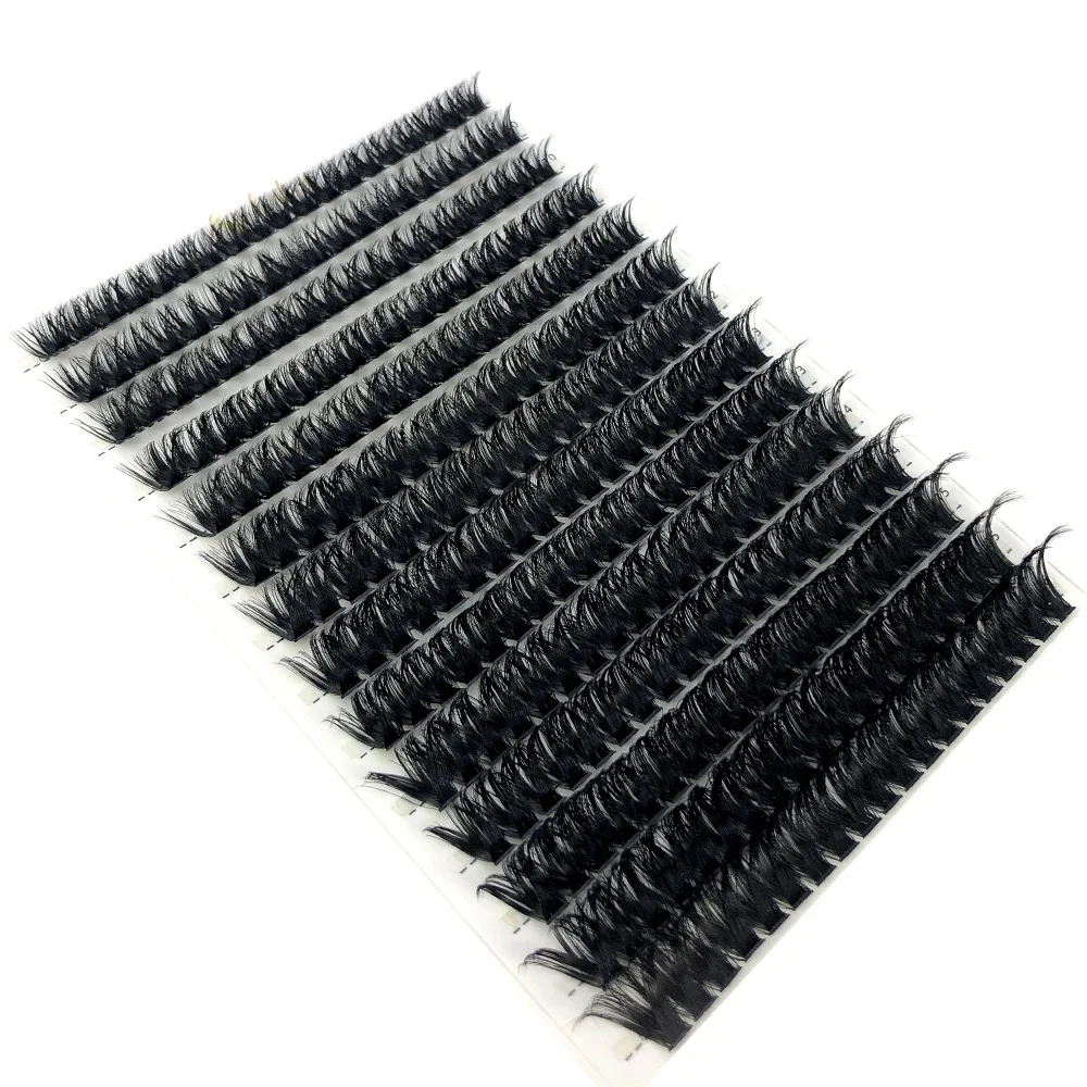 HBZGTLAD 280 Bundle 10D 60D 80D Natural Style Handmade Eyelash Bundle 3D Mink Eye Eyelash Cluster Eyelash Extension False Eyelas