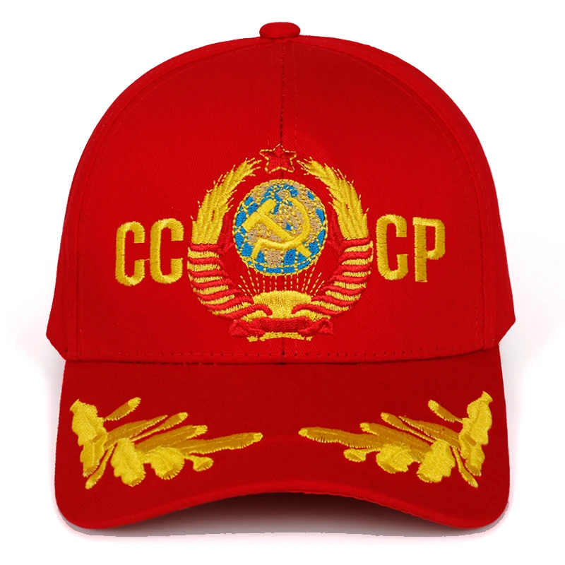 Czapka z daszkiem CCCP unisex regulowana bawełniana czapka z wyszyciem CCCP modne czapki czapki sportowe mężczyzn hurtowo