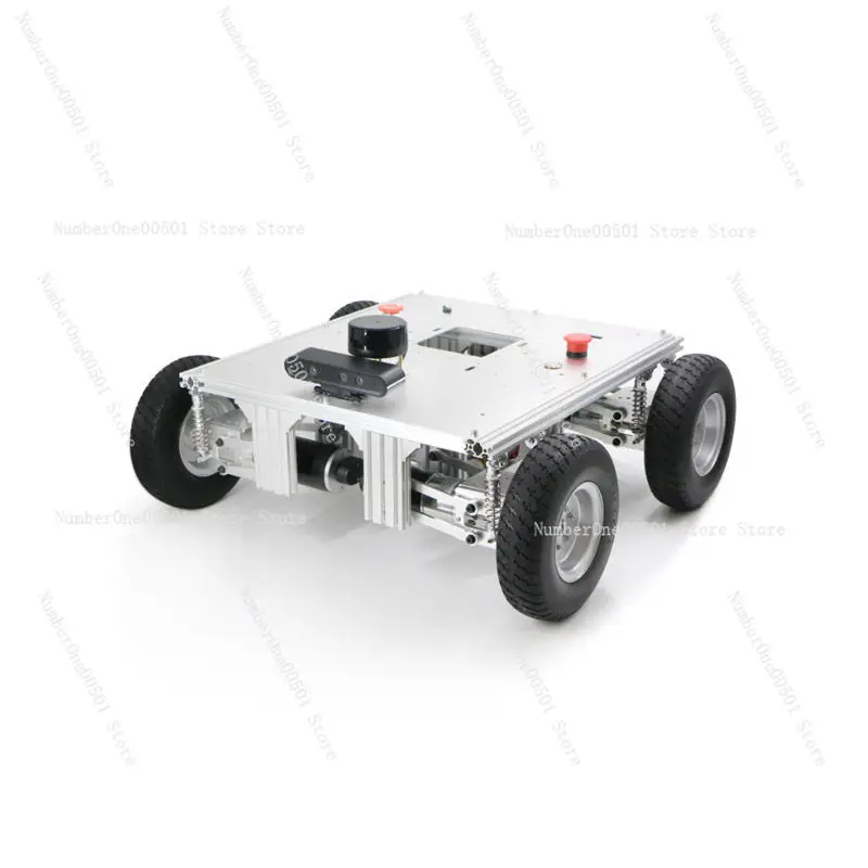 4WD Off-Road Outdoor ROS Robot Raspberry Pi 5 8GB N10P LiDAR Depth Camera Auto Recharge Precise Navigation Obstacle Avoidance
