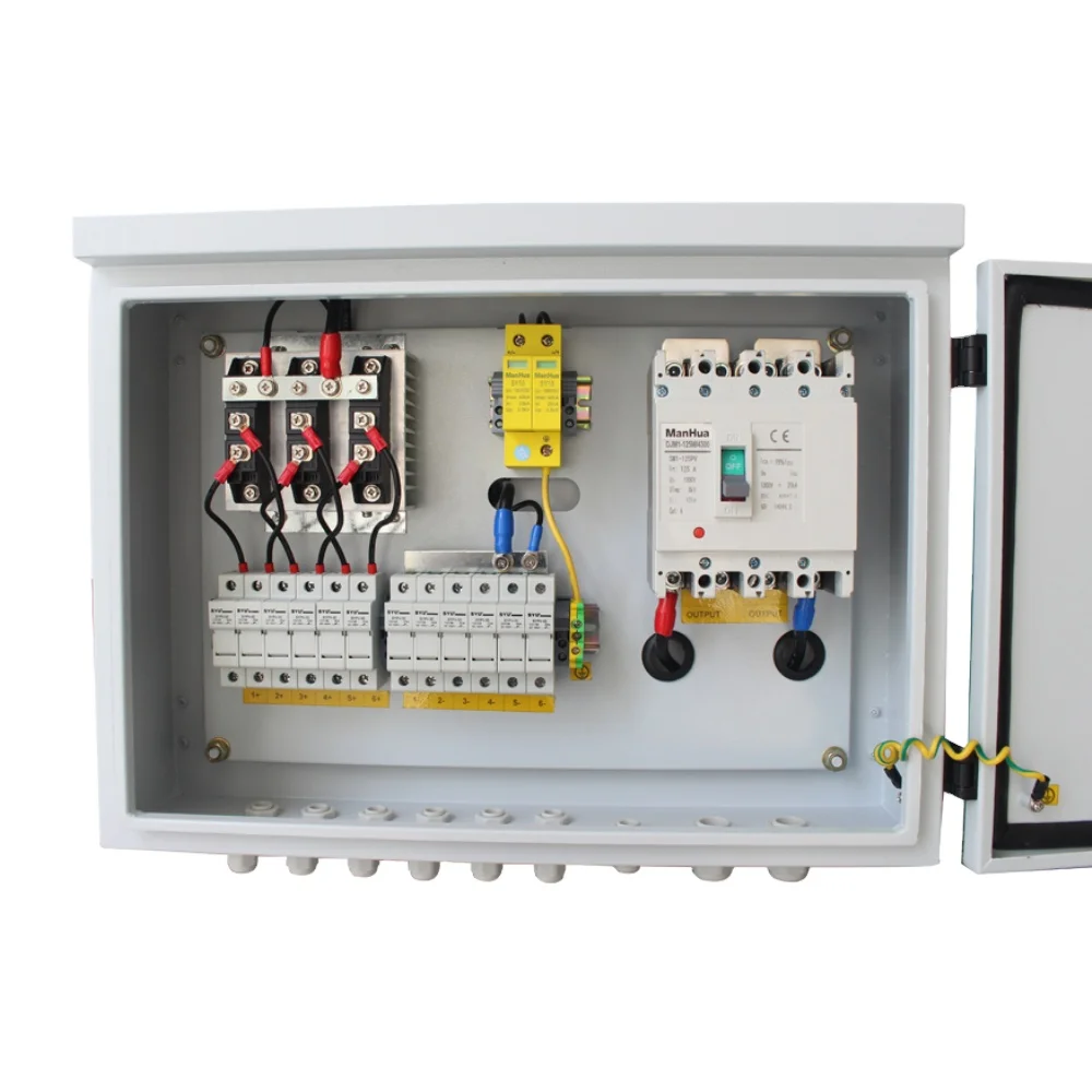 MHS-6 Solar DC String Box 6 Strings Input 1 String Output Electrical Equipment Panel