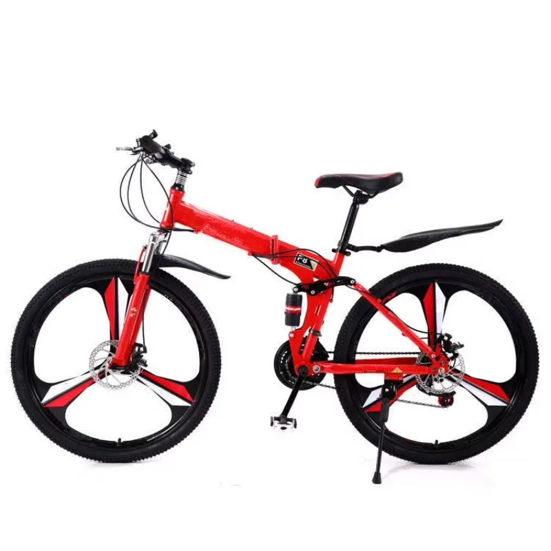 Bicicleta de Montaña de 24 Pulgadas y 21 Velocidades con Frenos de Disco Mecánicos, Cuadro de Acero y Suspensión Delantera para Compradores al por Mayor