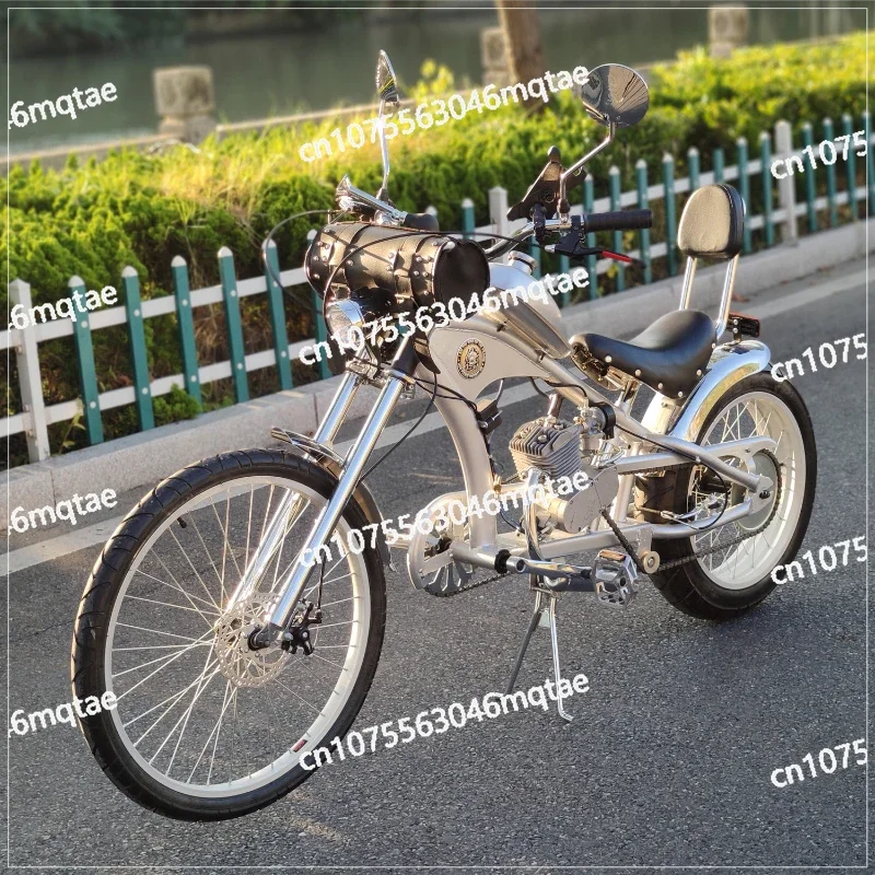 

48CC Motorcycle Chopper, Bicycle Engine, Bicycle Noise, Bicycle Fuel Tank, Separated 24 Inch Front Wheel