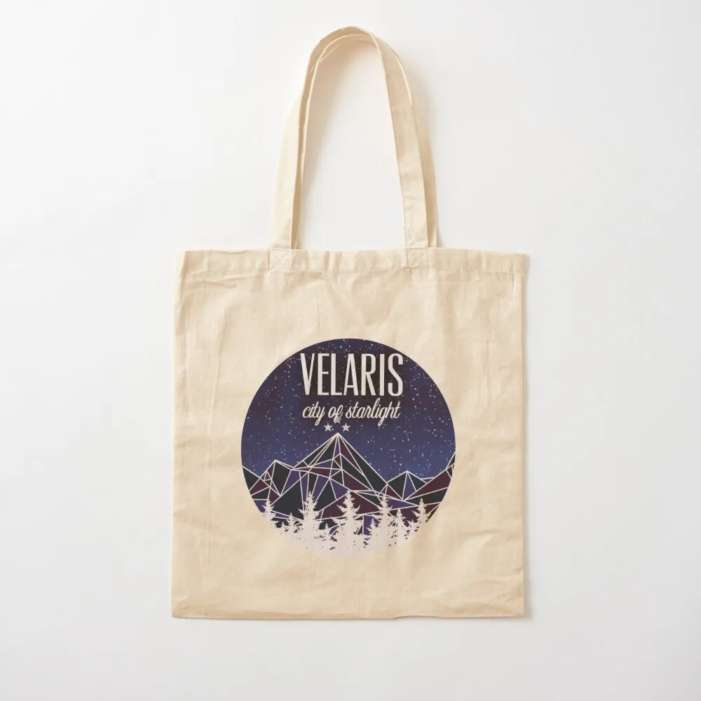 

Velaris City of Starlight The Night Court ACOTAR Tote Bag, мужские сумки большого размера, холщовая большая сумка