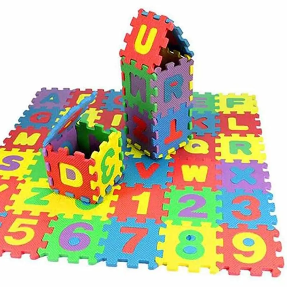 36 Pcs 36pcs Alphabet Play Mat NEW Educational toys Mini Educational Toy Gift EVA Foam 3D Baby Mat Toddlers