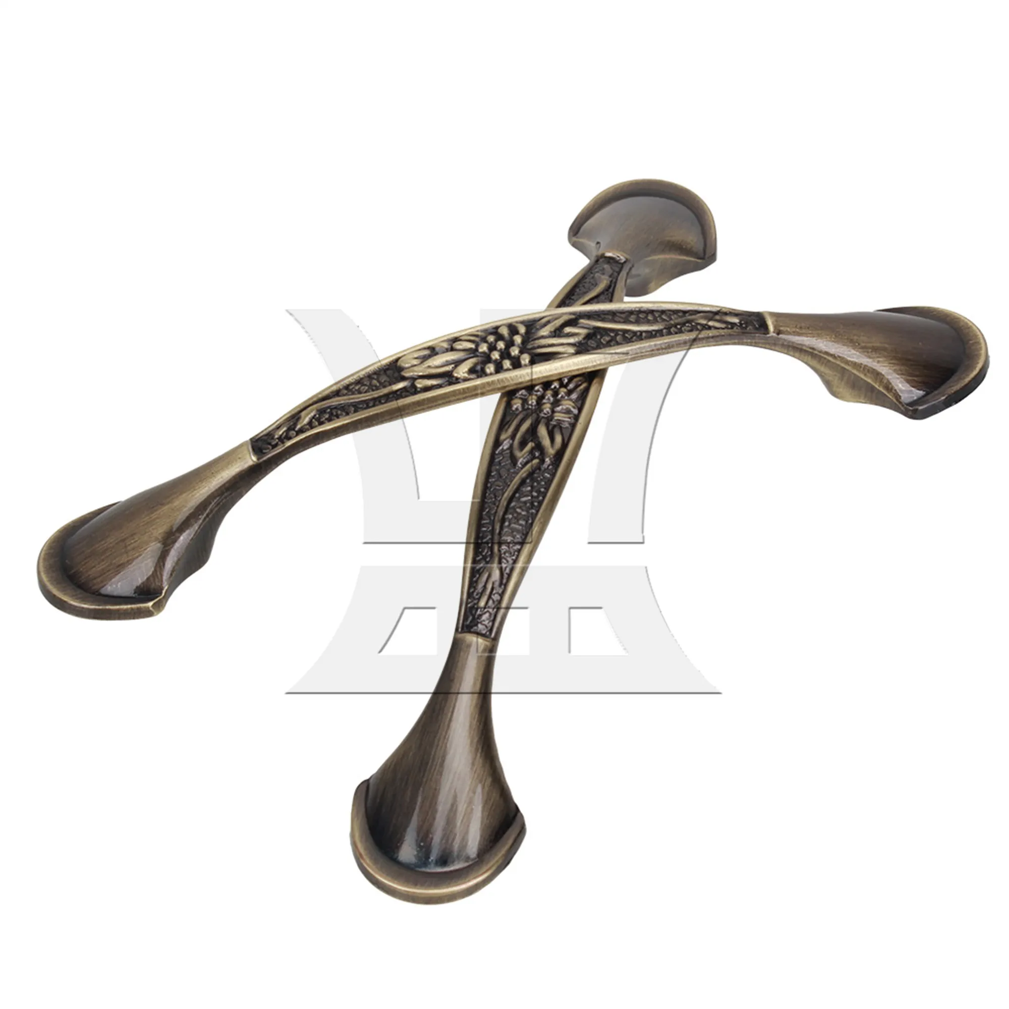 BQLZR 24 peças puxadores de gaveta de armário vintage puxa parte espaçamento de furos de 3,78 polegadas