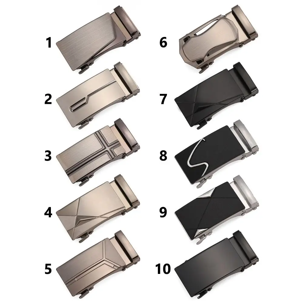 Automatic Buckle Belt Buckle Men's Belt Replacement Buckle Accessory for 3.2cm-3.5cm Width Automatic Belt