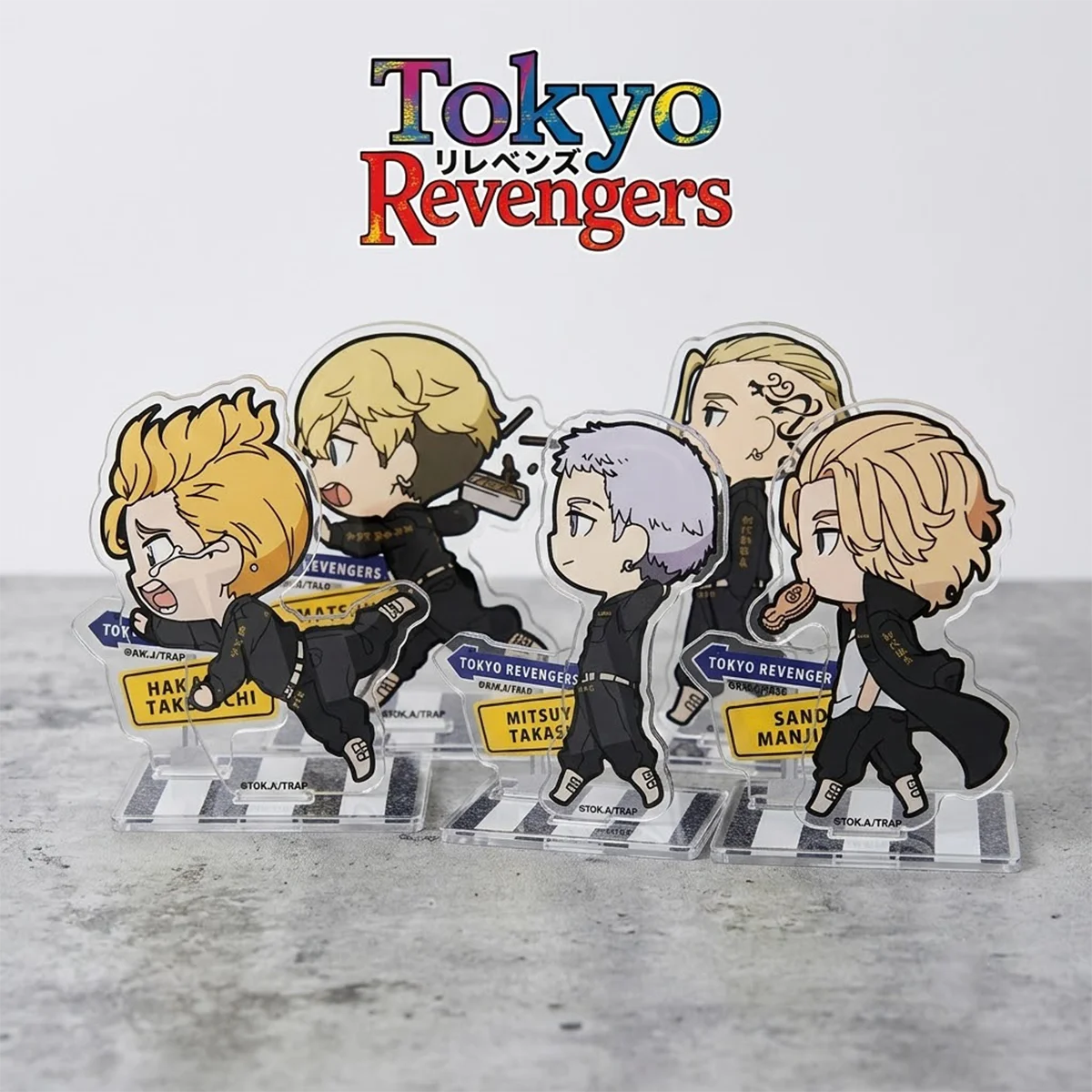 Anime Tokyo Revengers 10cm Acrylic Stand Set, Fan Gift, Mikey Draken, Anime desktop Ornament, Xmas Holiday Gift Keychain