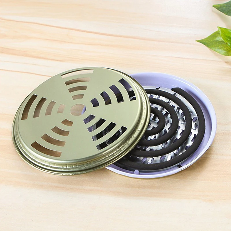 

1PCS Mosquito Coils Holder Large Metal Insect Repellent Rack Selling Mosquito Repellent Incense Plate for Home Outdoor