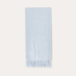 NIGO LP Men's Women's Autumn And Winter Solid Color Cashmere Embroidered Knitted Scarf #nigo61133