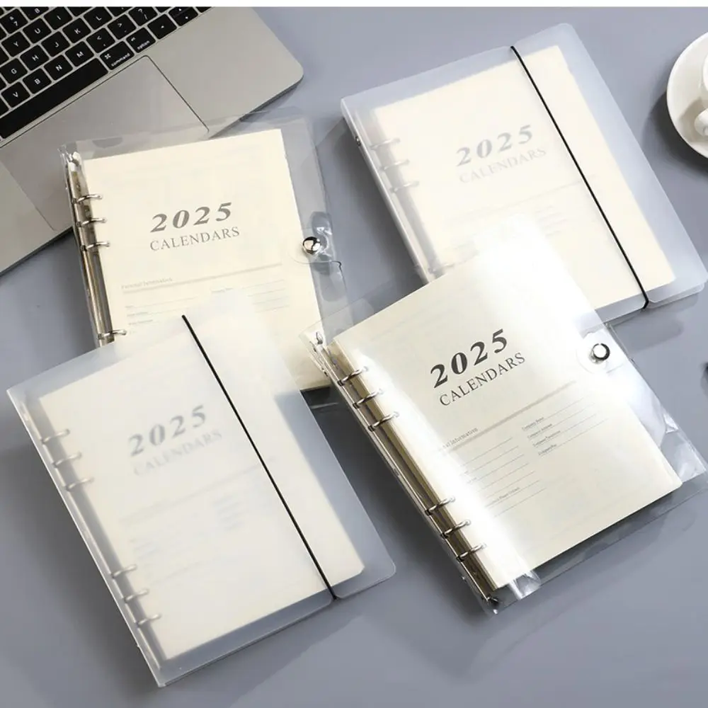 

Minimalist A6 2025 Agenda Book with Calendar To Do List 2025 Planner Notebook English Daily Weekly Monthly Planner Students