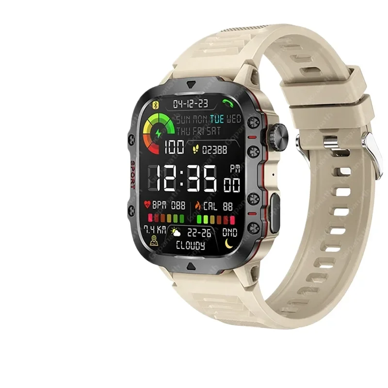 

3ATM outdoor multi-sport smart watch Bluetooth call phone