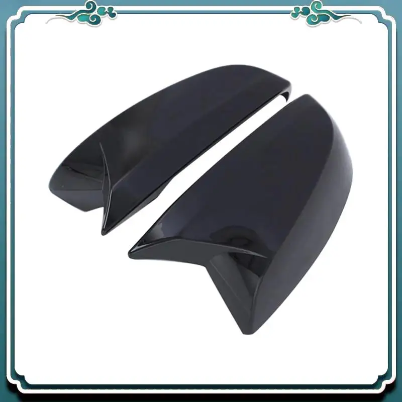 

ABTU-для Toyota Sienna 2021 2022, автомобильное боковое зеркало заднего вида, накладка, аксессуары, ABS, углеродное волокно, стиль рога