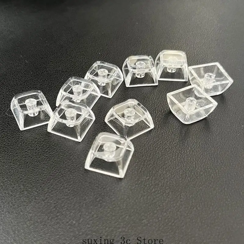 E8Be 5/10pcs Clear Backit Leuchttaste in XDA -Höhe 1U Größe für mechanische Tastatur