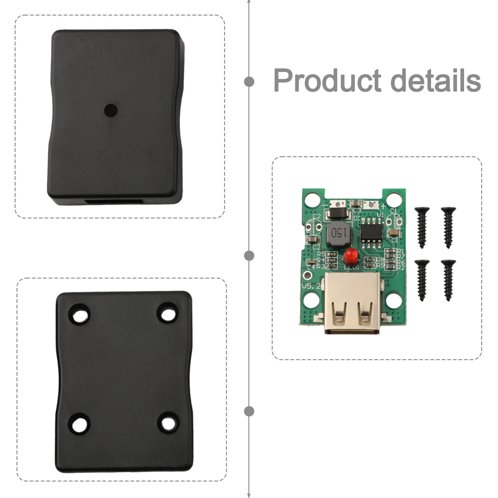 Simplified Operation of Solar Panel to USB Charge Controller Easily Monitors Battery Levels with LED Indicators