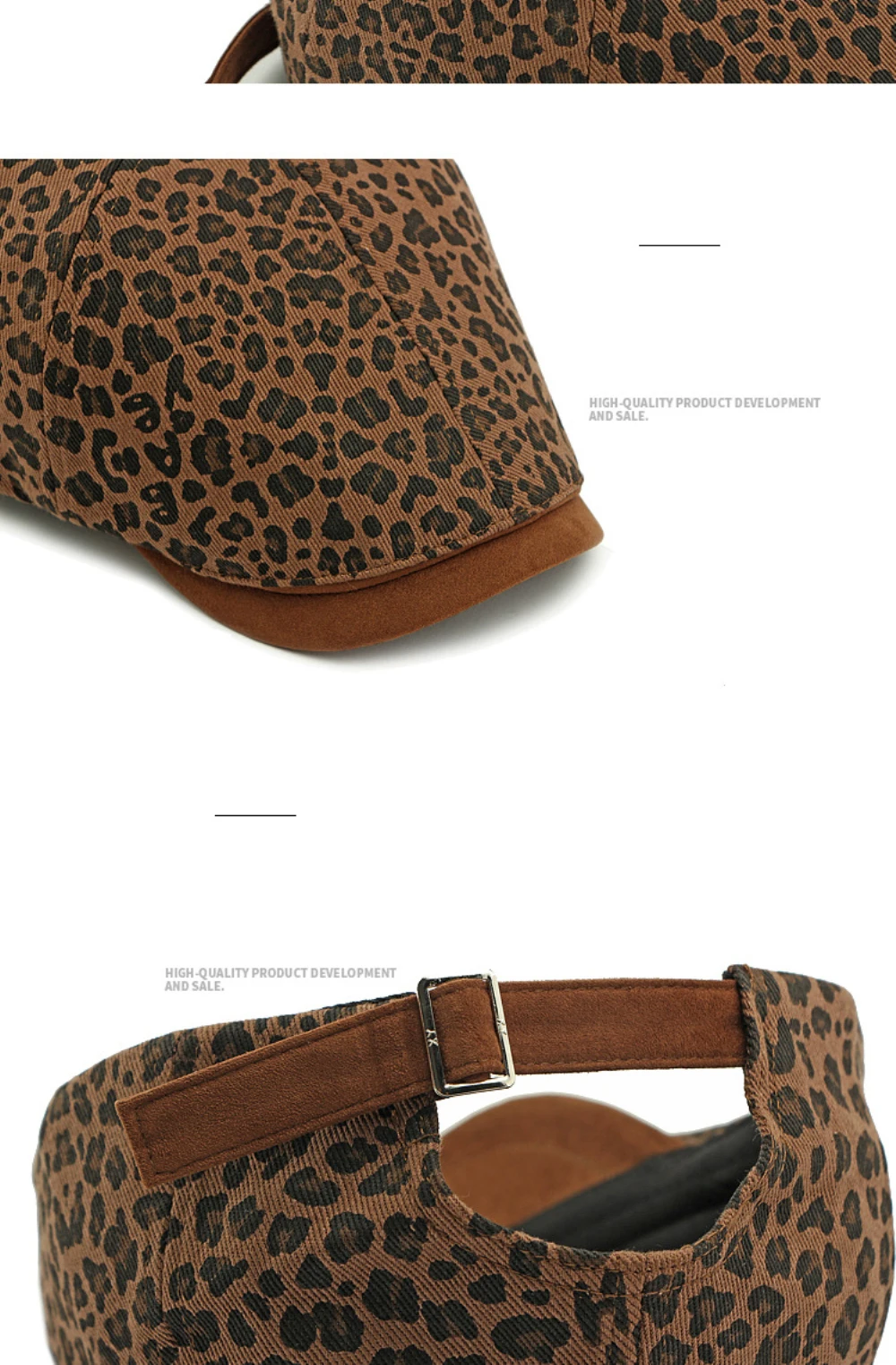 HT4791 Berets Frühling Herbst Hut Männer Frauen Leopard Achteckige Flache Kappe Künstler Maler Baskenmütze Hut Männlich Weiblich Einstellbare Baskenmütze Kappe – Detail 5