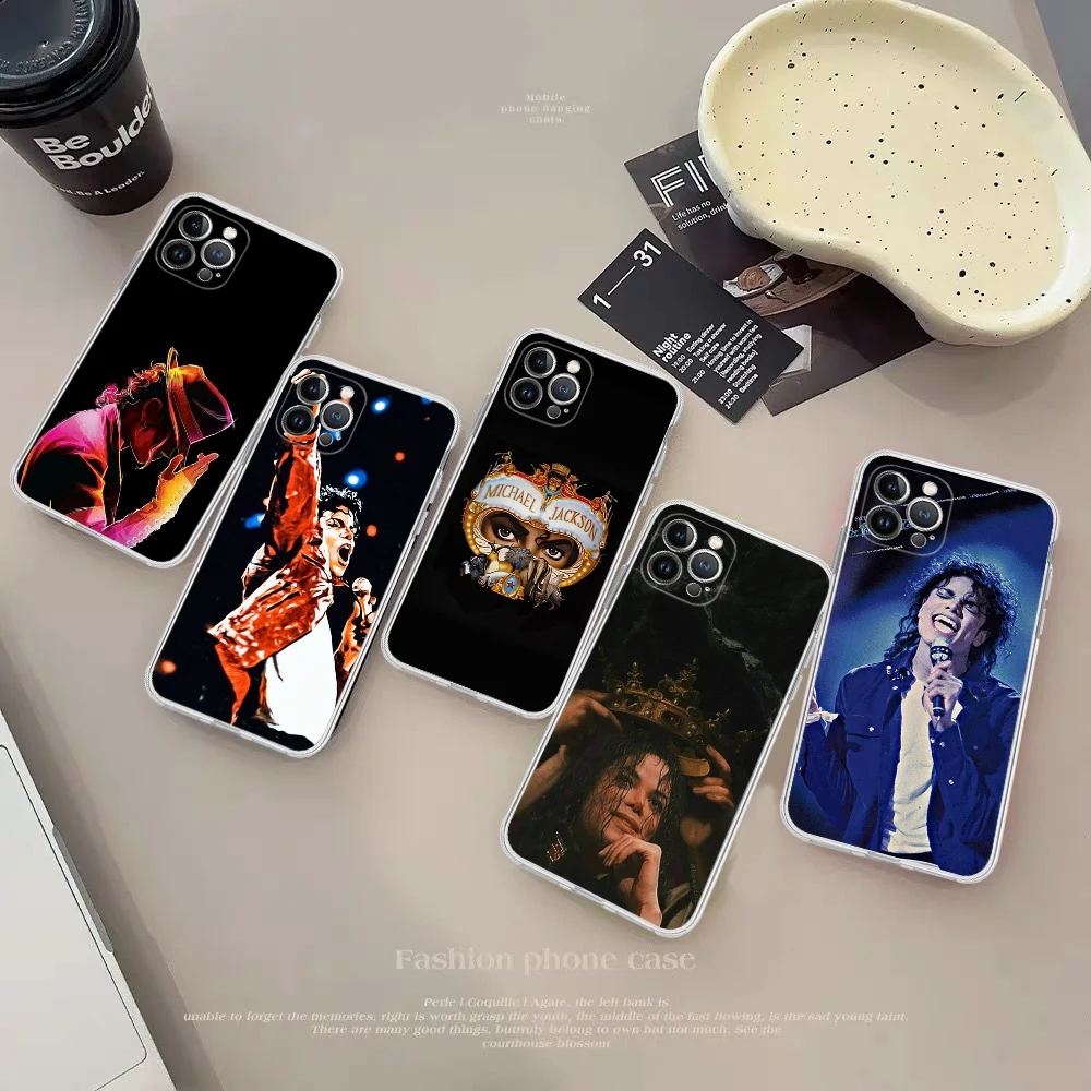 Michael jackson for iPhone 16 15 8 7 6 6S Plus X SE XR XS 14 11 12 13 Mini Pro Max Mobile Case