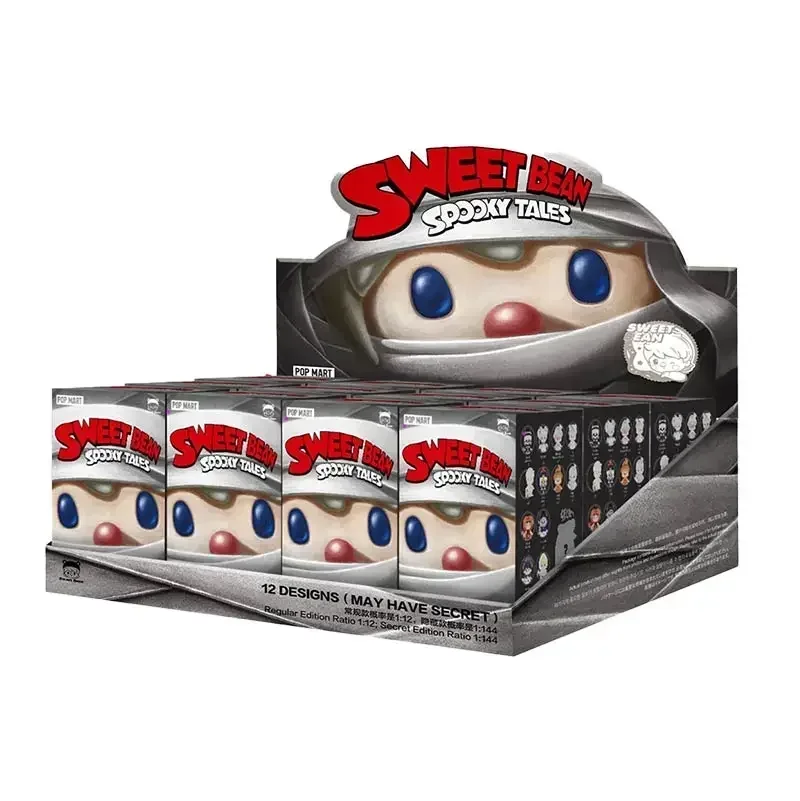 

POP MART Sweet Bean Spooky Tales Series Girls Blind Box Surprise Original Action Figure Cartoon Model Mystery Collection