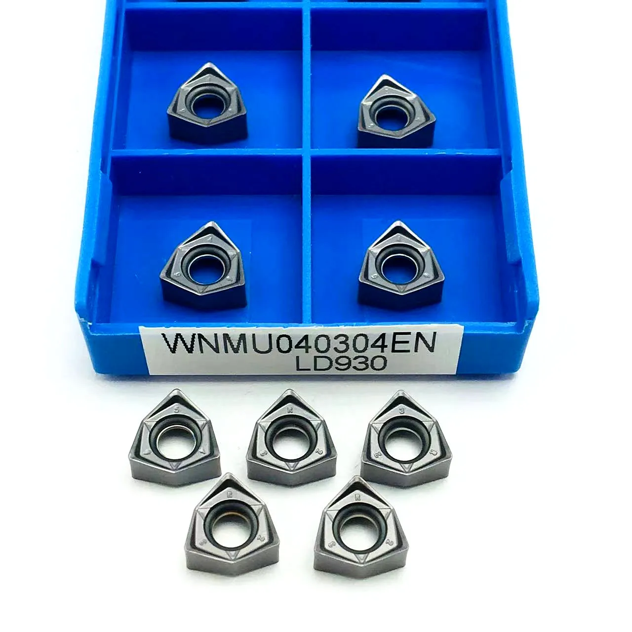 

WNMU 040304 EN Turning tool Carbide tool 100% original CNC hexagonal fast-feed milling insert WNMU040304 EN LD930