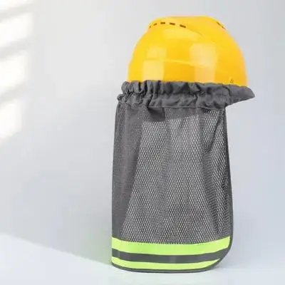 

Construction Hat Sun Shade Neck Protector Reflective Lightweight Comfortable for Outdoor Work Hiking Cycling Gardening