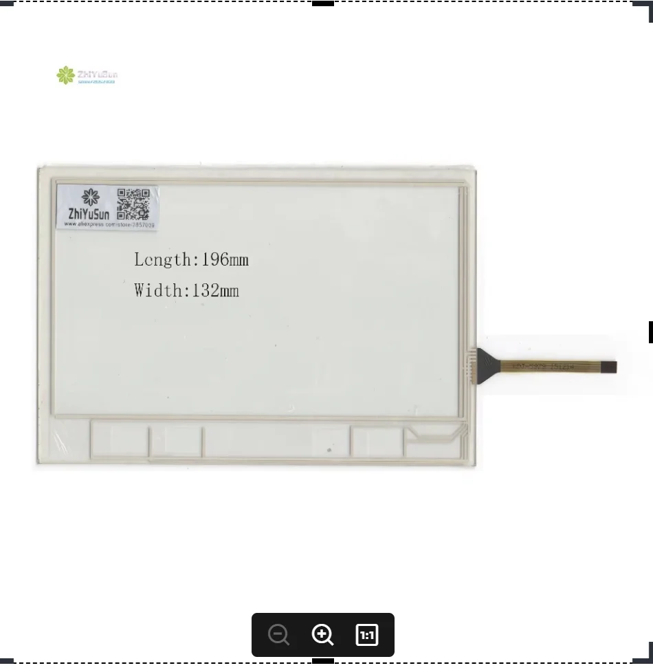 

KDT-5979 196мм*132мм 8 дюймов НОВАЯ сенсорная панель 196*132, стеклянный сенсорный датчик для автомобильных DVD-плееров, емкостный сенсорный экран
