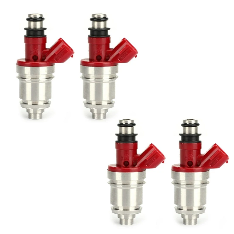 4PCS Fuel Injectors JS28-2 8970795320 Fit For Isuzu Amigo Pickup Rodeo 2.6L 15710-77EA0