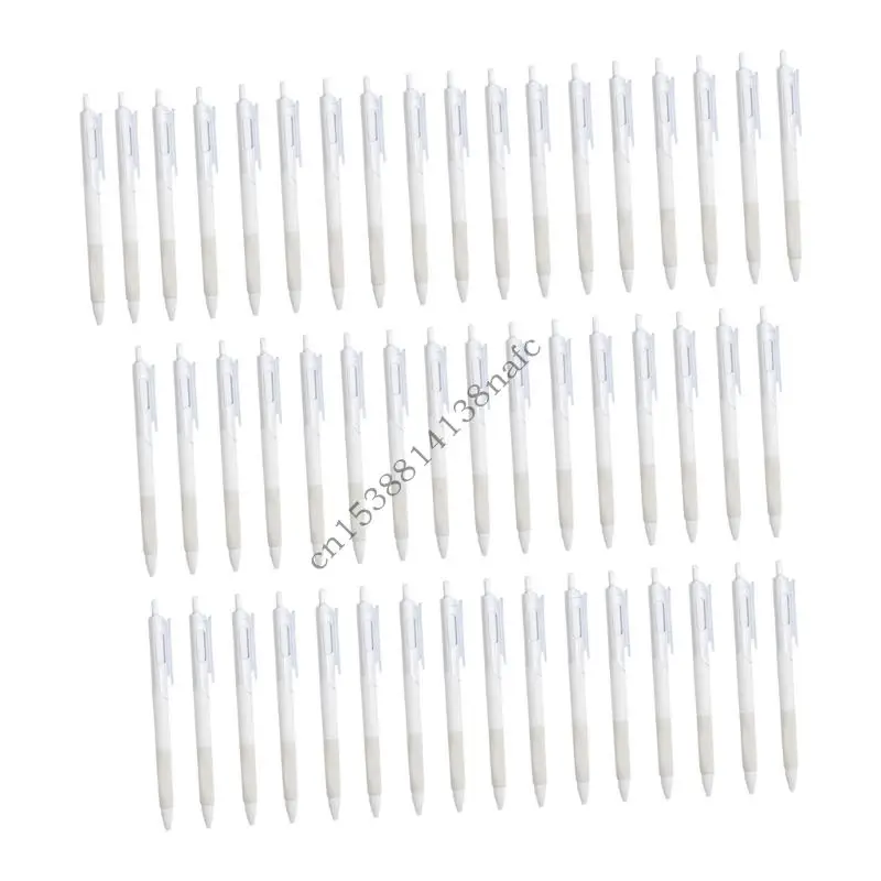 

594F 50 шт. выдвижная гелевая ручка с наконечником 0,5 мм для классных комнат, бизнес-тип, гелевая ручка с быстросохнущими набор