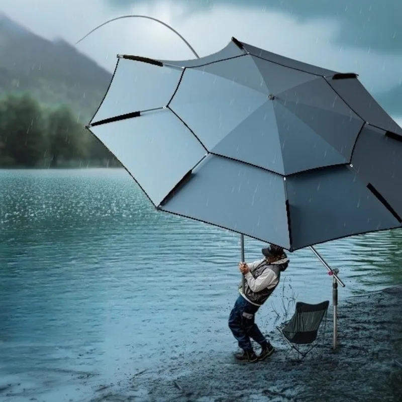 

New robotic arm cane fishing umbrella universal adjustment large fishing umbrella