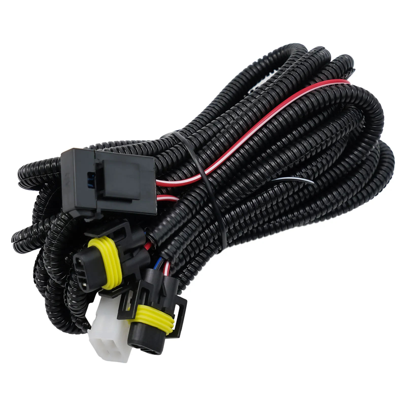 Button Switch Wiring Harness ABS Plastic Pvc Connector Direct Installation Durability For Tacoma Front Lamps Push