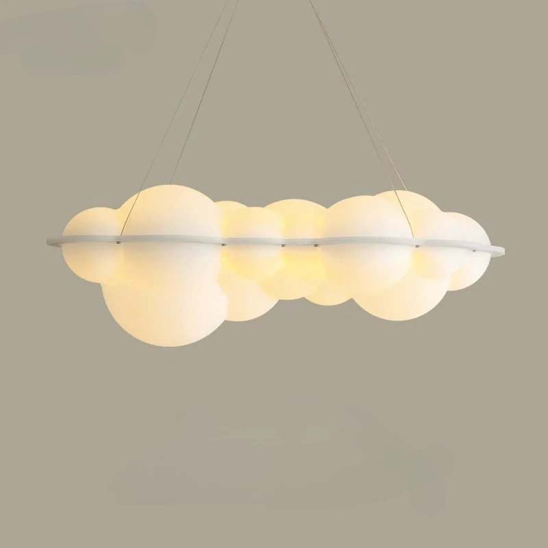 Nordic Cream Style Living Room/Bedroom LED Pendant Lights Simplicity Bubbles Creative Designe Dining Hall Lighting Hanging Lamps