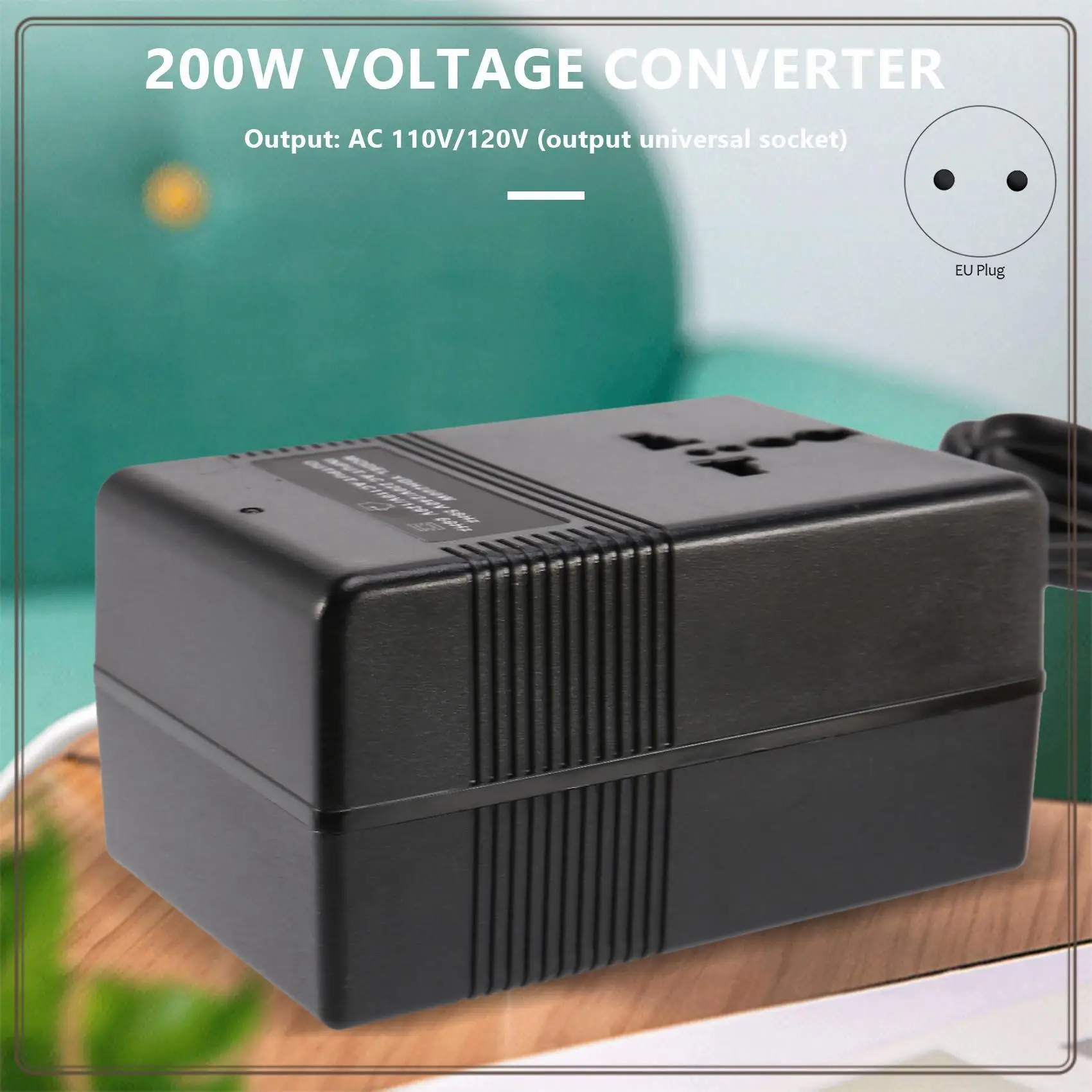 

Reliable-200W Voltage Converter Transformer Step Down 220V To 110V AC Step Down Travel Voltage Transformer Converter,200W Voltag
