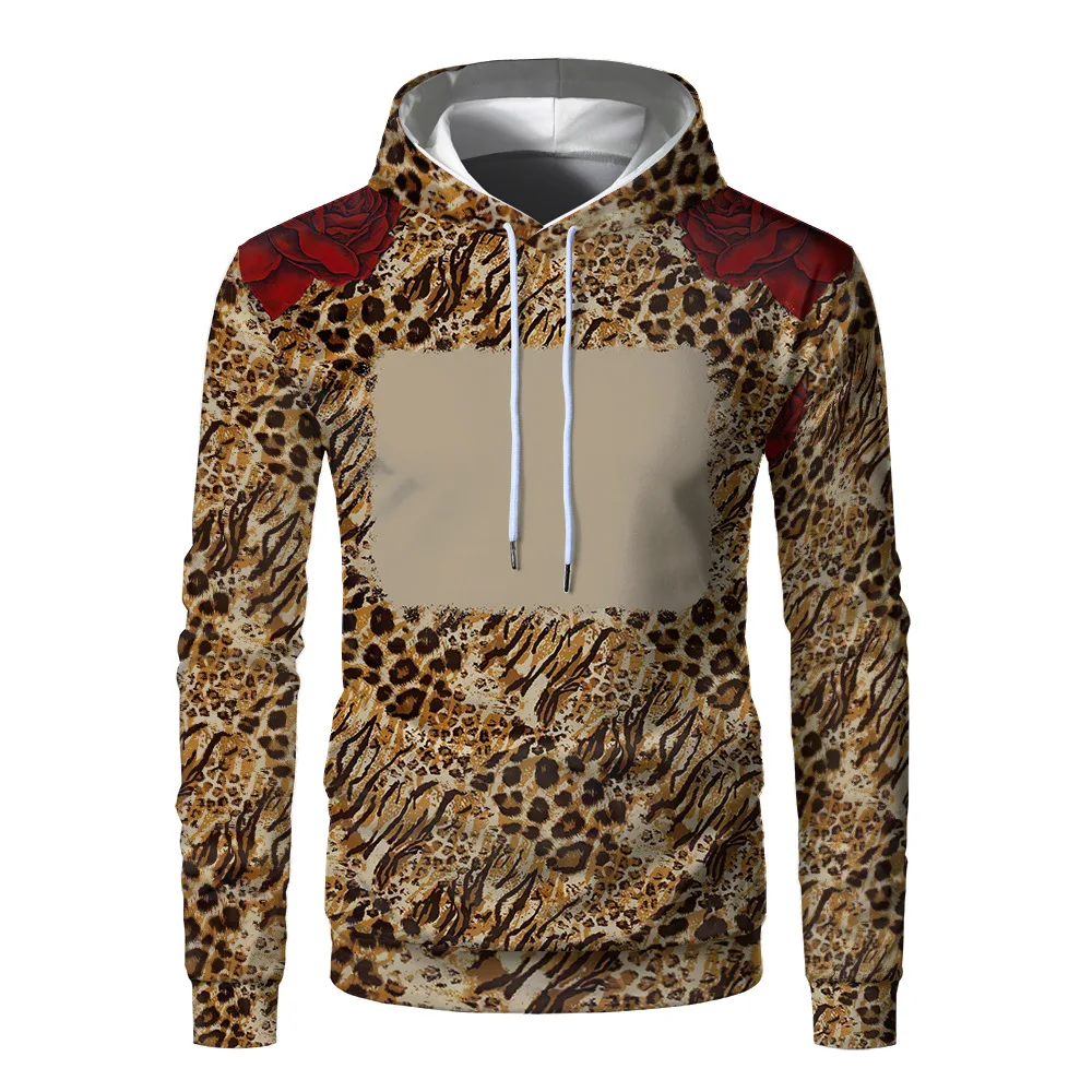 Wholesale Polyester Imitation Cotton Autumn Unisex Pullover Heat Transfer Sublimation Daily Sports Hoodie