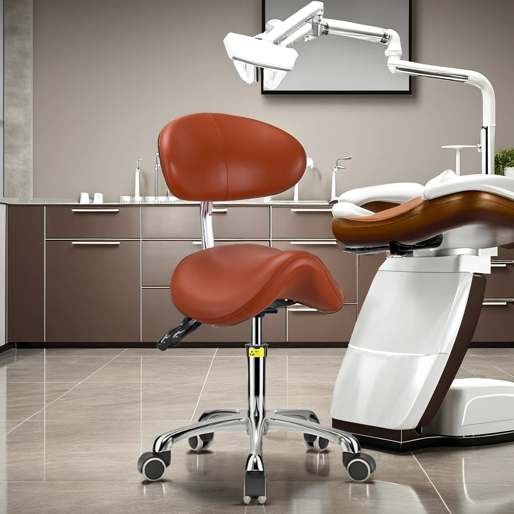 

Modern Design Saddle Dentals Chair Direct Commercial Chair Rotate Lift Rocking Recline Laboratory Workshop School Office