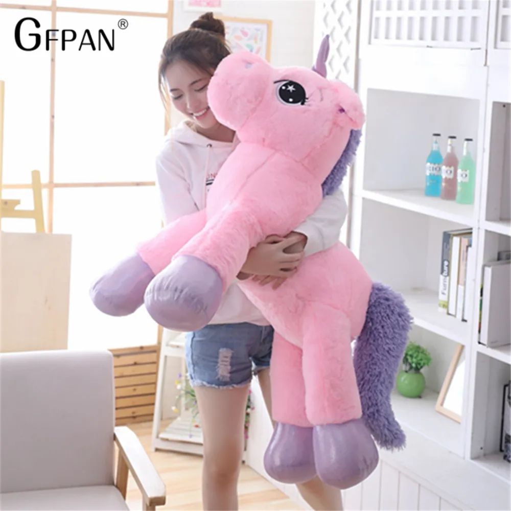 Giant 40cm Unicorn Plush Toy Soft Stuffed Cartoon Dolls Animal Horse High Quality Anime For Children Girls