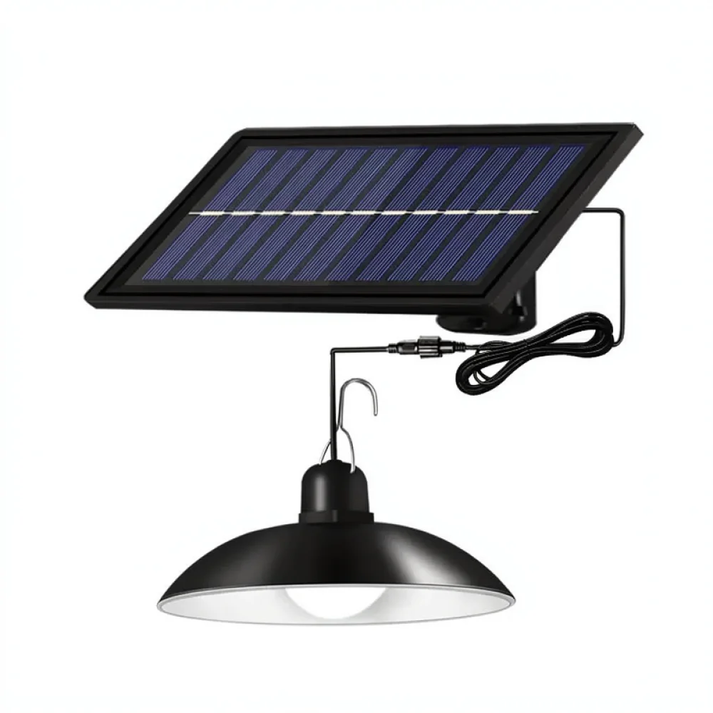Portable Split Solar Powered Light Outdoor LED Hanging Lamp For Patio Yard Garden Gazebo Camping Tent Illumination
