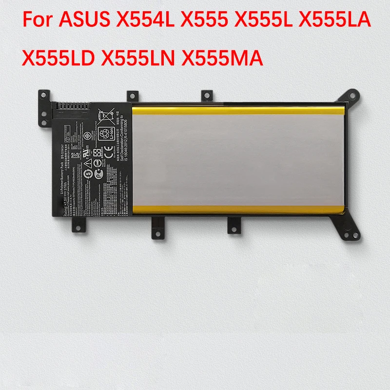 C21N1347 Laptop Battery For ASUS X554L X555L X555LB X555LN X555 X555LD X555LP F555A F555U W519L F555UA VM 2ICP4/63/134 7.5V 37Wh