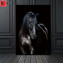 Diamond Painting Modern animal art, brown horse 5d Diamond Embroidery Full Display Diamond Mosaic Cross Stitch Decoration