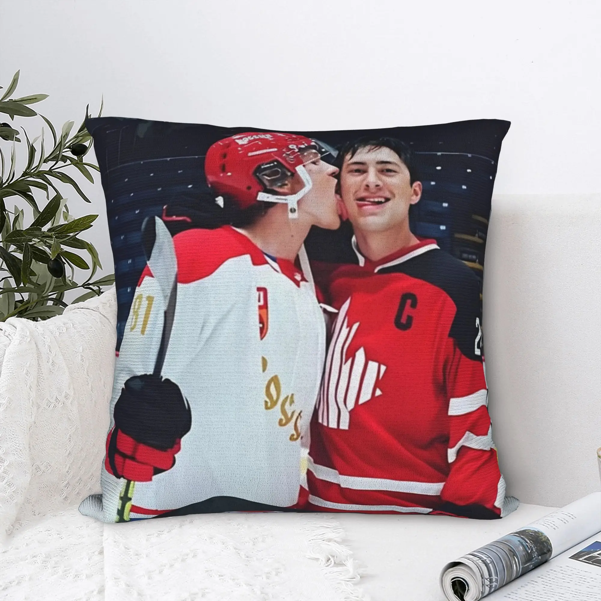 Decorative Pillow Cover Heated Rivalry Humorous Bedroom Hollander  and Ilya Rozanov Throw Pillow Case Cover Zipper Multiple Size
