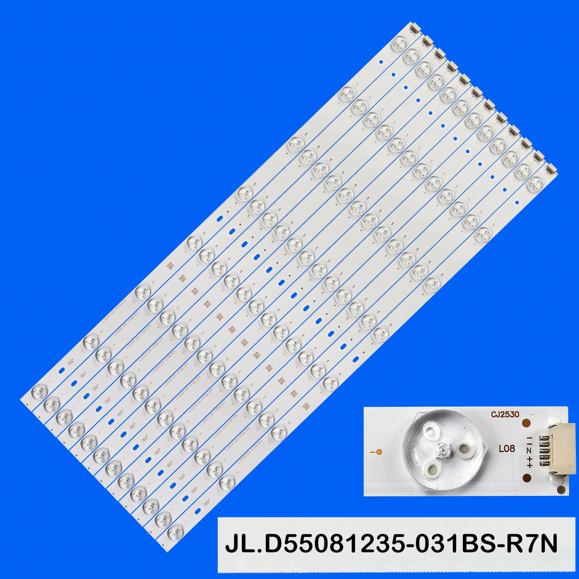 

Лента светодиодной подсветки для LED58G45RQ LED55G65RQ LED55G55R120Q LED5501 LSC550HJI3-12V SD5500E JL.D55081235-031BS-R7N
