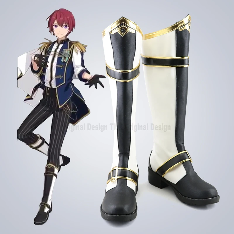 

Ensemble Stars Knights Suou Tsukasa Characters Anime Costume Prop Cosplay Shoes Boots