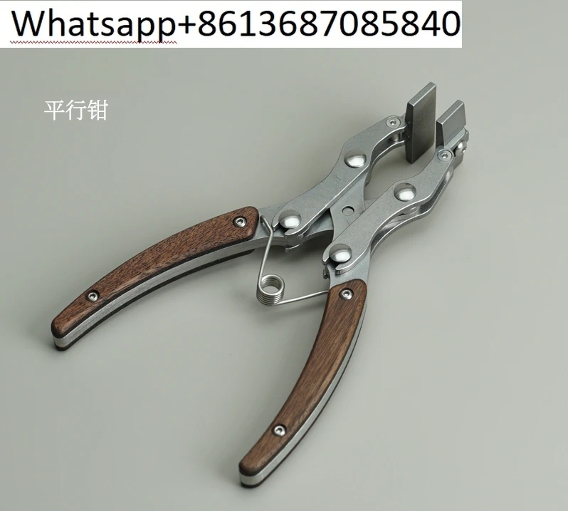 Parallel pliers, leather art pliers, adhesive clamping, pressure line bonding, flat mouth tool